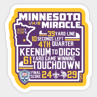 Minnesota Miracle (Alternate) Sticker